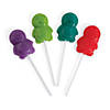 2" 7 oz. Holiday Brights Penguin-Shaped Fruit Lollipops - 12 Pc. Image 1