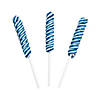 2" 9 oz. Mini Blue Raspberry Twisty Lollipops &amp;#8211; 24 Pc. Image 1