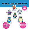 2" Assorted Robot Character Rubber Erasers - 24 Pc. Image 1