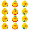 2" Beach-Themed Pool Party Rubber Ducks &amp;#8211; 12 Pc. Image 1