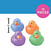 2" Bright Color-Changing Rubber Ducks - 12 Pc. Image 2
