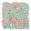 2" Bulk 144 Pc. Peppermint Candy Pattern Red & Green Metal YoYos Image 1