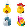 2" Bulk 48 Pc. Sailing the Seas Rubber Duck Assortment Kit Image 1