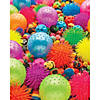 2" Bulk 50 Pc. Mini Knitted Multicolored Kickball Assortment Image 1
