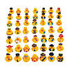 2" Bulk 50 Pc. Silly Character Yellow Rubber Ducks Assortment Image 1