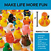 2" Bulk 50 Pc. Silly Character Yellow Rubber Ducks Assortment Image 2