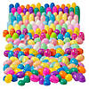 2" Bulk 864 Pc. Bright, Pastel and Patterned Plastic Easter Egg Assortment Image 1