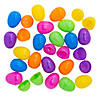 2" Bulk Colorful Bright Plastic Easter Eggs - 144 Pc. Image 1