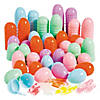 2" Bulk Plastic Easter Eggs &amp; Mini Glow Stick Kit for 100 Image 1