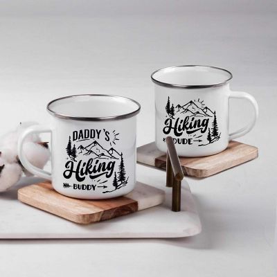 2 Campfire Mug Daddy's Hiking Buddy/Dude Image 1