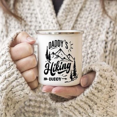 2 Campfire Mug Daddy's Hiking Buddy/Dude Image 2