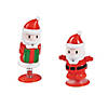 2" Christmas Santa Claus Red & White Vinyl Pop-Ups - 12 Pc. Image 1