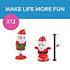 2" Christmas Santa Claus Red & White Vinyl Pop-Ups - 12 Pc. Image 2