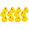 2" Classic Yellow Novelty Rubber Ducks - 12 Pc. Image 1