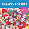 2&quot; Colorful Bottle-Shaped Party Poppers - 20 Pc. Image 1