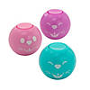 2" Easter Bunny Faces Plastic Fidget Spinner Balls - 12 Pc. Image 1