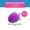 2" Fish-Shaped Orange, Blue & Purple Rubber Bouncy Balls - 12 Pc. Image 2
