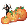2 Ft. - 45 1/2" Jack-O-Lantern Cardboard Cutout Stand-Ups Halloween Decorations - 3 Pc. Image 1