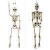 2 Ft. - 5 Ft. Posable Plastic Skeleton Family Halloween Decorating Kit - 5 Pc. Image 1