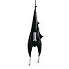 2 Ft. Animated Hanging Light-Up Upside-Down Bat Halloween Decoration Image 3