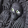 2 Ft. Gray Plastic Skeleton Tombstone with Moving Eyes Halloween Decoration Image 2