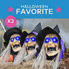 2 Ft. Light-Up Witch Head Yard Stake Halloween Decorations - 3 Pc. Image 2