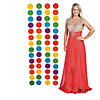 2 ft. x 5 ft. Rainbow Polka Dots Hanging Decoration &#8211; 4 Pc. Image 1