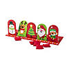 2 Ft. x 9" Christmas Character Knock Down Bean Bag Toss Game Image 1