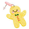 2" Gingerbread Man Christmas Plastic Earrings &amp;#8211; 2 Pc. Image 1