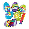 2" God Keeps His Promises Bracelet-Filled Plastic Easter Eggs - 12 Pc. Image 1