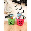 2" Goofy Smiling Brightly Colored Monster Lollipops - 12 Pc. Image 1