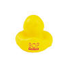 2" Happy Birthday Hats & Noisemakers Yellow Rubber Ducks - 12 Pc. Image 3