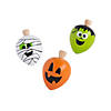 2" Happy Halloween Mummy, Jack-O'-Lantern & Frankenstein Spin Tops - 12 Pc. Image 1