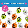 2" Happy Halloween Mummy, Jack-O'-Lantern & Frankenstein Spin Tops - 12 Pc. Image 2