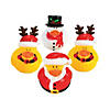 2" Holiday Characters Santa, Reindeer & Snowman Rubber Ducks - 12 Pc. Image 1