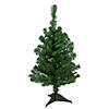 2' Medium Two-Tone Mixed Green Pine Artificial Christmas Tree - Unlit Image 1