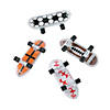 2" Mini Assorted Sports Design Plastic Toy Skateboards - 36 Pc. Image 1