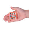 2" Mini Letter Brightly Colored Plastic Brain Teaser Games - 4 Pc. Image 1