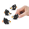 2" Mini Penguin Black & White Plastic Pull-Back Toys - 12 Pc. Image 1