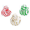 2" Multicolor Marbleized Swirl Christmas Rubber Ducks &amp;#8211; 12 Pc.  Image 1