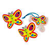 2" New Life in Jesus Craft Kit-Filled Butterfly-Shaped Plastic Easter Eggs - 12 Pc. Image 1