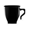 2 oz. Black Square Plastic Mini Coffee Tea Cups - (120 Cups) Image 1
