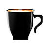 2 oz. Black Square Plastic Mini Coffee Tea Cups - (120 Cups) Image 1