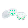 2 oz. Bulk 100 Ct. Small St. Patrick&#8217;s Day Disposable Plastic Gelatin Shot Cups with Lids Image 1
