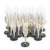2 oz. Bulk  48 Ct. Skeleton Hand Plastic Glasses Image 1