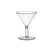 2 oz. Clear Plastic Mini Martini Shot Glasses (112 Glasses) Image 1