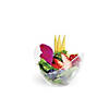 2 oz. Clear Small Disposable Plastic Concave Cups (132 Cups) Image 1