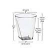 2 oz. Clear Square Bottom Disposable Plastic Shot Cups (280 Cups) Image 2