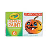 2 oz. Crayola<sup>&#174;</sup> Classic Colors Acrylic Pumpkin Paint - Set of 6 Image 1