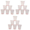 2 oz. Mega Bulk 100 Ct. Pink Glitter BPA-Free Plastic Shot Glasses Image 1